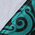 Tokelau Premium Blanket - Turquoise Tentacle Turtle - Polynesian Pride