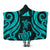 Tokelau Hooded Blanket - Turquoise Tentacle Turtle Hooded Blanket Turquoise - Polynesian Pride