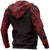 Manaia Maori Tattoo Style All Over Hoodie Red - Polynesian Pride