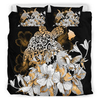 Hawaii Turtle Map Hibiscus Bedding Set - Nutri Style AH - Polynesian Pride