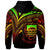 Tuvalu Zip Hoodie Reggae Color Cross Style - Polynesian Pride