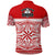 Tonga Umuman Builds Polo Shirt Special Version Red LT8 - Polynesian Pride