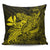 Hula Girl Hibiscus Kanaka Poly Pillow Covers - Yellow 18'' x 18'' Set Of 1 Yellow - Polynesian Pride