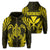 Polynesian Turtle Kanaka Maoli Hawaii Zip Hoodie Yellow Unisex Yellow - Polynesian Pride