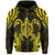 Polynesian Turtle Kanaka Maoli Hawaii Zip Hoodie Yellow - Polynesian Pride