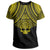 Skull Circle Polynesian T Shirt Yellow Skull Style - Polynesian Pride