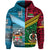 Vanuatu Fiji Hoodie Together Bright Color LT8 - Polynesian Pride