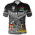 Custom Vanuatu Fiji Polo Shirt Together Black LT8 - Polynesian Pride