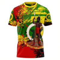Vanuatu Independence Day Grunge T Shirt LT10 Yellow - Polynesian Pride