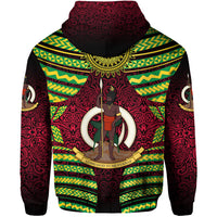 Vanuatu Special Independence Anniversary Hoodie Creative Style Gradient Red LT8 - Polynesian Pride