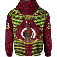 Vanuatu Special Independence Anniversary Zip Hoodie Creative Style Red LT8 - Polynesian Pride