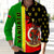 Vanuatu Flag Pattern Style Long Sleeve Button Shirt LT10 - Polynesian Pride