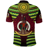 Vanuatu Special Independence Anniversary Polo Shirt Creative Style Gradient Red LT8 - Polynesian Pride