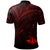 Vanuatu Polo Shirt Red Color Cross Style - Polynesian Pride