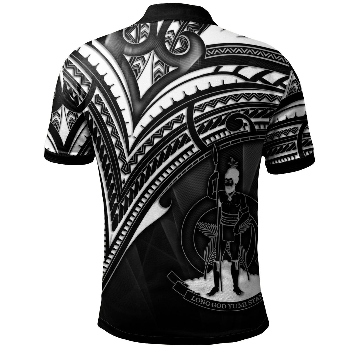 Vanuatu Polo Shirt Cross Style - Polynesian Pride