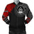 Vanuatu Polynesian Men's Bomber Jacket - Polynesian Chain Style Black - Polynesian Pride