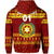 Custom Vavau High School Christmas Zip Hoodie Simple Style Maroon LT8 - Polynesian Pride