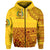 Custom Tonga Vavau High School Zip Hoodie Kupesi Vibes Yellow LT8 - Polynesian Pride