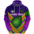 Custom Fiji Vuci Rugby Club Hoodie Creative Style Purple LT8 - Polynesian Pride