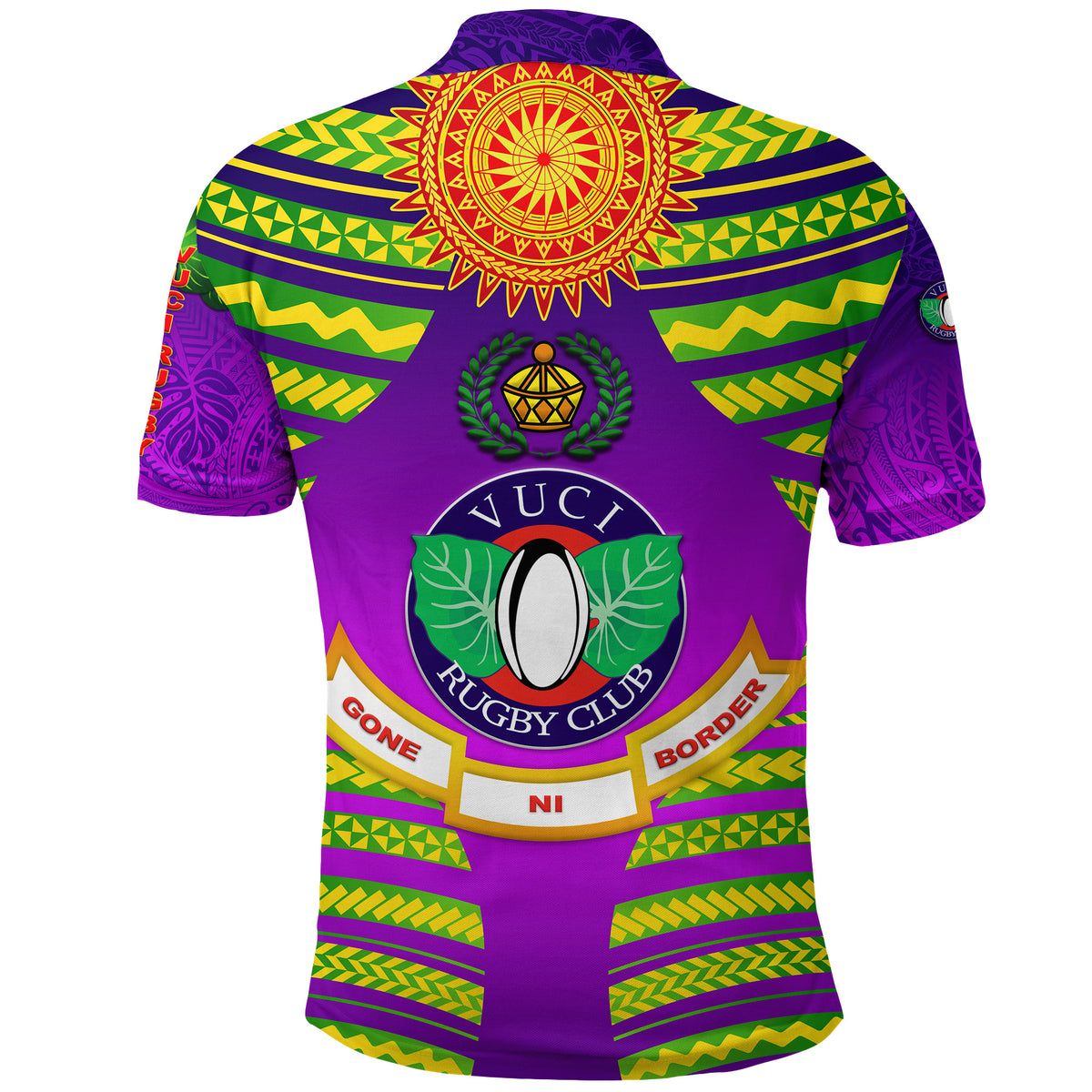 Custom Fiji Vuci Rugby Club Polo Shirt Creative Style Purple LT8 - Polynesian Pride
