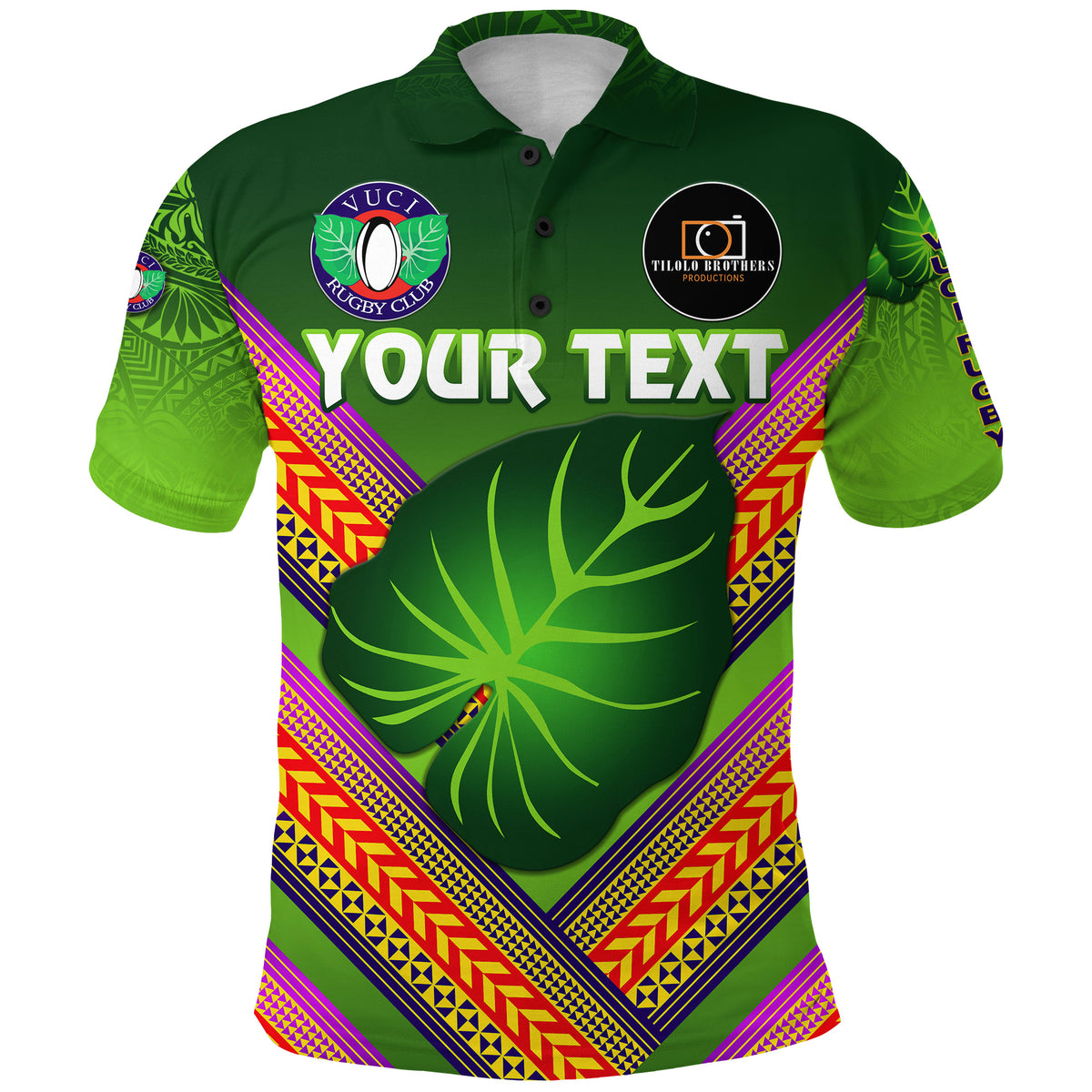 Custom Fiji Vuci Rugby Club Polo Shirt Creative Style Green LT8 - Polynesian Pride