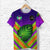 Custom Fiji Vuci Rugby Club T Shirt Creative Style Purple, Custom Text and Number LT8 - Polynesian Pride