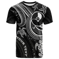 Yap Custom T Shirt White Turtle Unisex White - Polynesian Pride