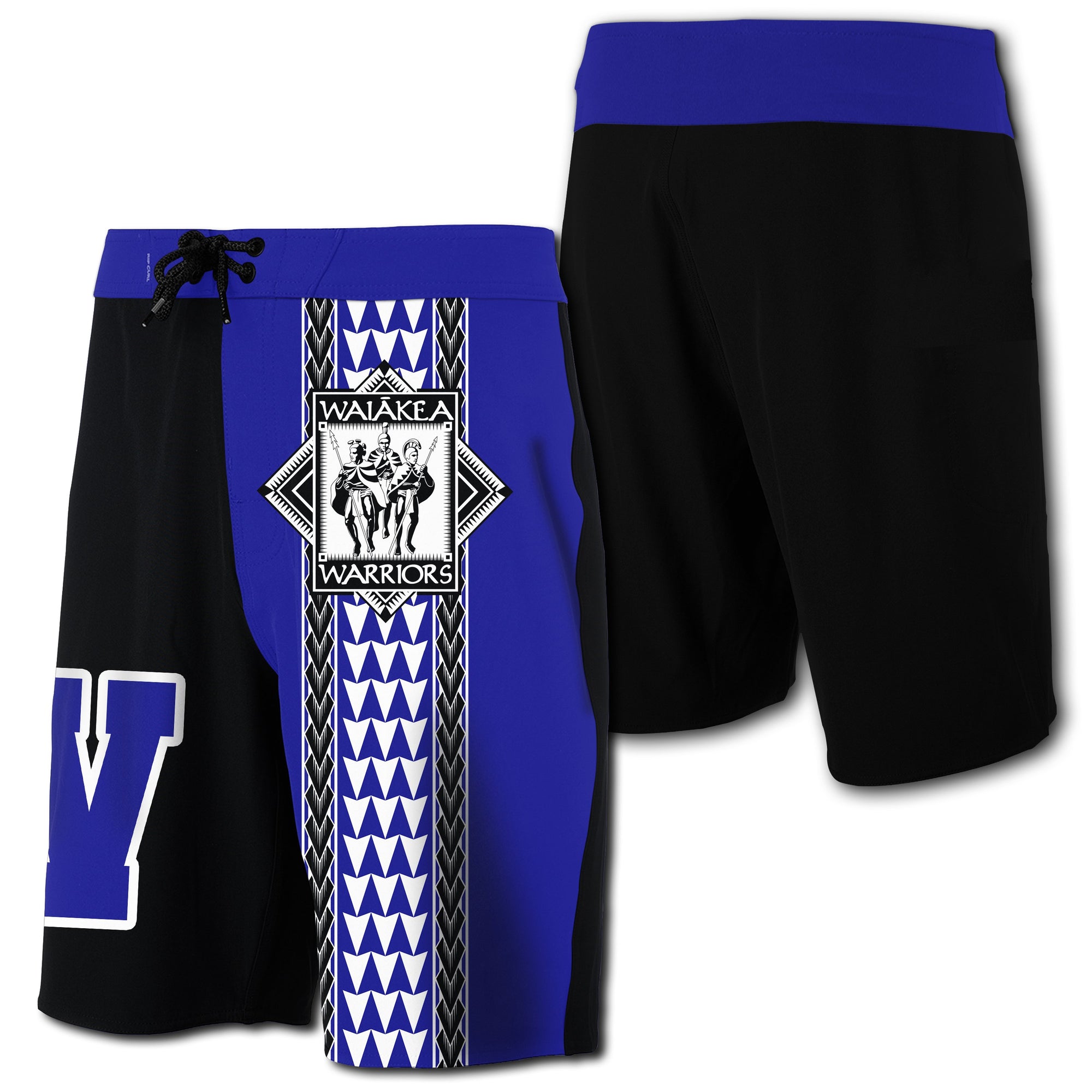 Hawaii - Waiakea High Board Short - AH Men Blue - Polynesian Pride