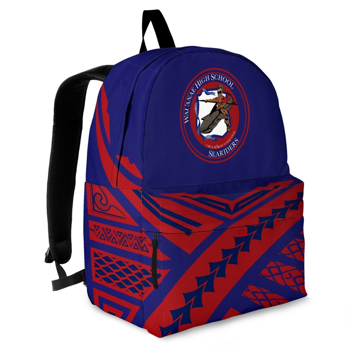 Hawaii - Waianae High Backpack AH Black - Polynesian Pride