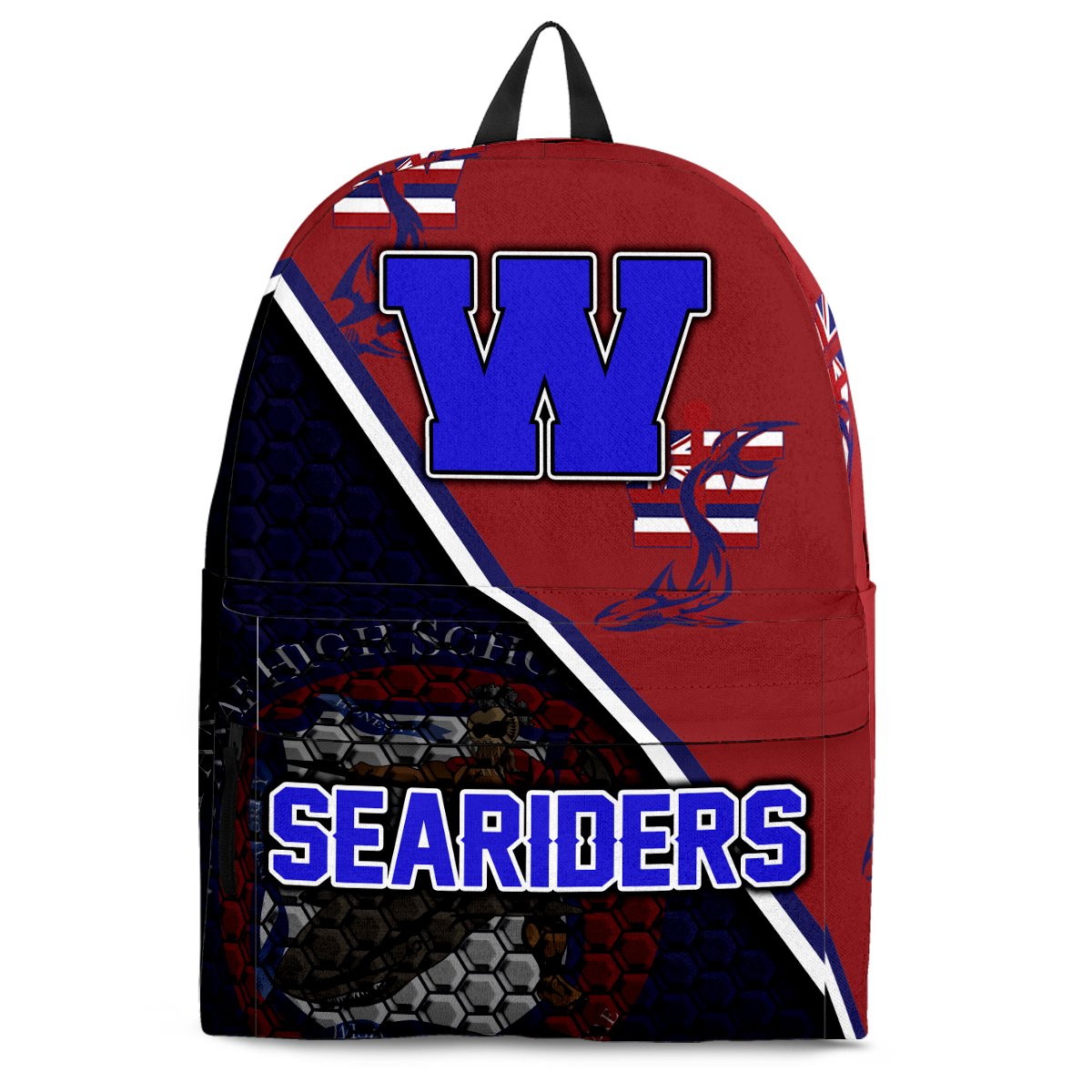 Hawaii - Waianae High Backpack - AH Red - Polynesian Pride