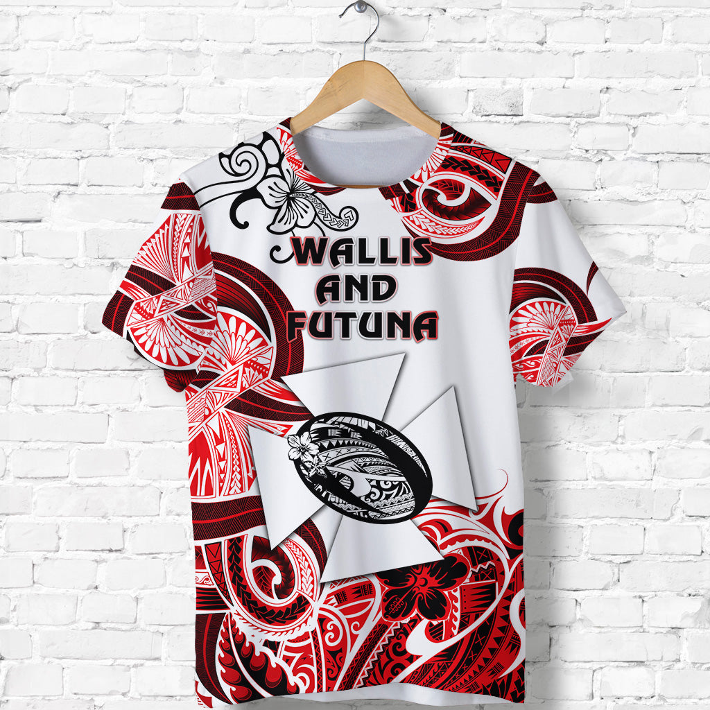 Custom Wallis and Futuna Polynesian T Shirt Unique Style White LT8 - Polynesian Pride