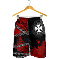 Wallis and Futuna Polynesian Men's Shorts - Polynesian Chain Style - Polynesian Pride