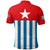 West Papua Polo Shirt Morning Star Flag LT4 - Polynesian Pride