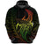 Maori Hoodie Whale Tattoo, Humpback Whales New Zealand Pullover Hoodie Rasta Unisex Black - Polynesian Pride