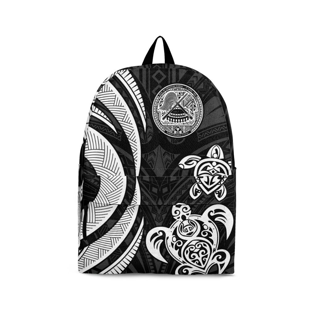 American Samoa Backpack - White Tentacle Turtle White - Polynesian Pride