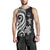 Marshall Islands Men's Tank Top - White Tentacle Turtle Crest - Polynesian Pride