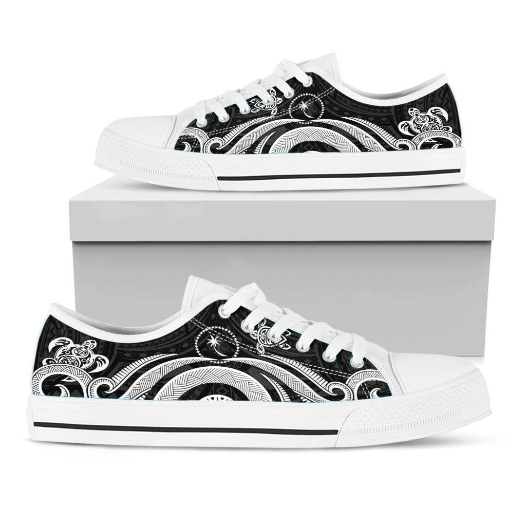 Chuuk Low Top Shoes - White Tentacle Turtle - Polynesian Pride