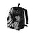 Fiji Backpack - White Tentacle Turtle Crest - Polynesian Pride