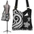 Tokelau Boho Handbag - White Tentacle Turtle - Polynesian Pride