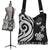 Marshall Islands Boho Handbag - White Tentacle Turtle Crest - Polynesian Pride