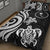 Chuuk Quilt Bed Set - White Tentacle Turtle - Polynesian Pride