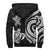 Tokelau Sherpa Hoodie - White Tentacle Turtle - Polynesian Pride