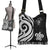 Niue Boho Handbag - White Tentacle Turtle - Polynesian Pride