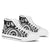 Pohnpei High Top Shoes - White Tentacle Turtle - Polynesian Pride