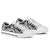 Tahiti Low Top Canvas Shoes - White Tentacle Turtle - Polynesian Pride