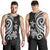 Marshall Islands Men's Tank Top - White Tentacle Turtle Crest - Polynesian Pride