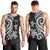 Kosrae Men's Tank Top - White Tentacle Turtle - Polynesian Pride