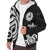 Tahiti Sherpa Hoodie - White Tentacle Turtle - Polynesian Pride