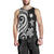 Northern Mariana Islands Men's Tank Top - White Tentacle Turtle - Polynesian Pride