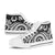 Pohnpei High Top Shoes - White Tentacle Turtle - Polynesian Pride